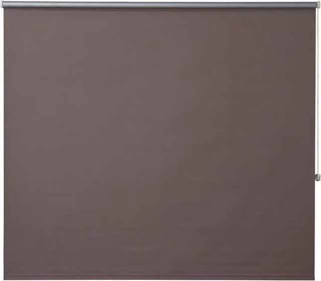 Estor enrollable opaco Pama color marrón An/Al: 160 x 195 cm