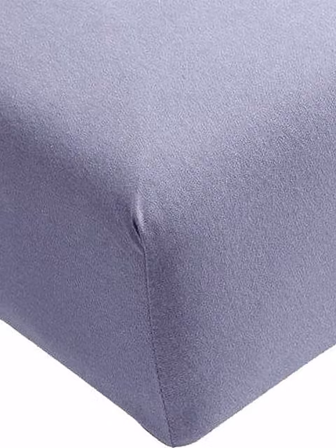Sábana bajera de jersey BELLA DONNA de FORMESSE en azul vaquero, An/P: 90 x 190 cm