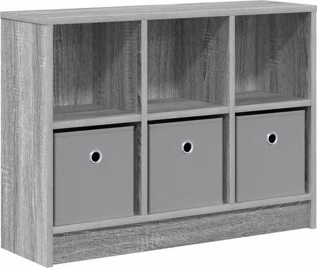 Aparador moderno vidaXL en color gris An/P/Al: 73,5 x 22,5 x 53,5 cm