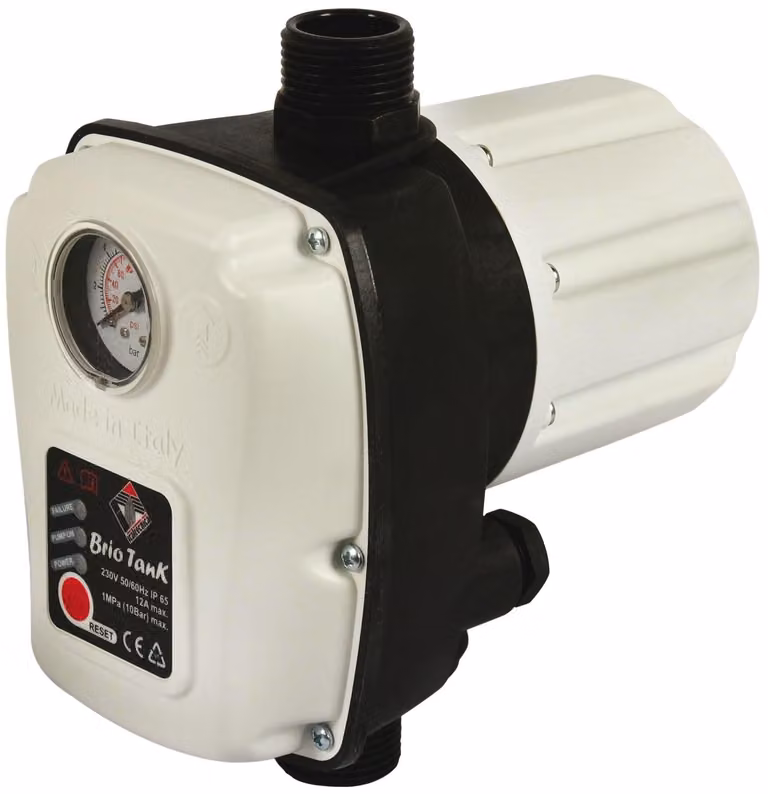 Conexión para depósito Italtecnica Presscontrol Brio Tank de 1 pulgada en color blanco