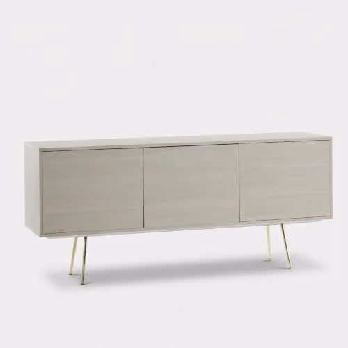 Aparador moderno con 3 puertas Sayen de Zanini Design en color beige
