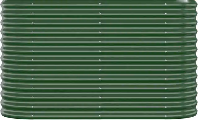 Jardinera arriate SYFAX de acero galvanizado verde An/P/Al: 114 x 40 x 68 cm
