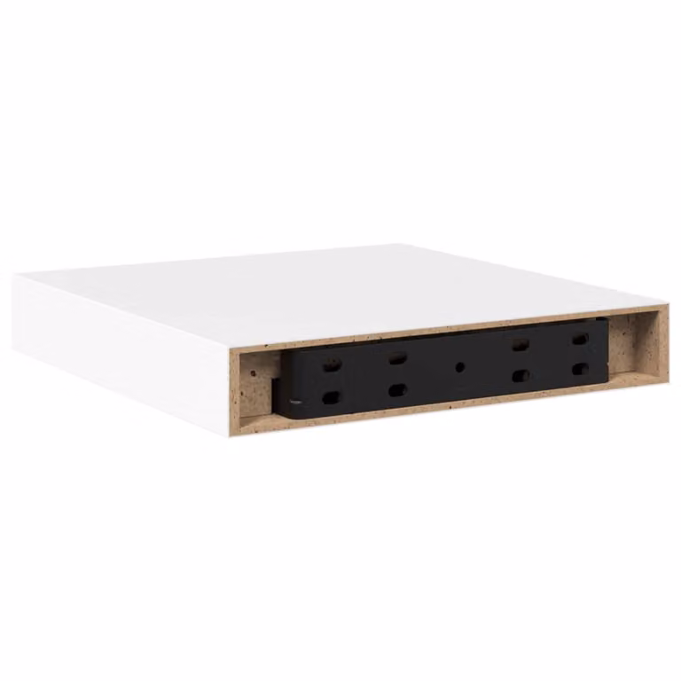 Estante flotante de pared vidaXL en MDF blanco An/P/Al: 23 x 23,5 x 3,8 cm