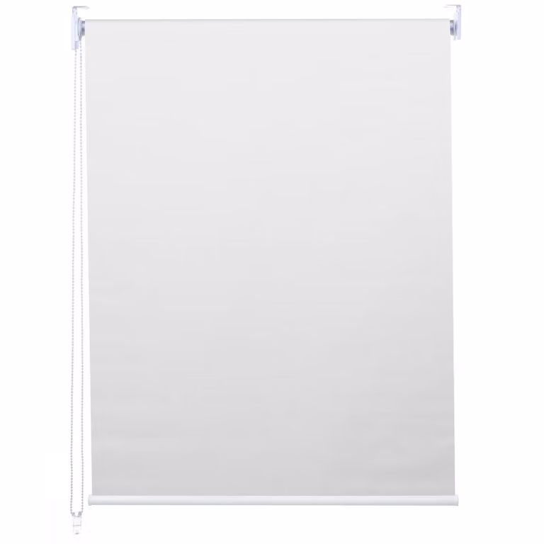 Estor Enrollable Mendler Blackout de Poliéster con Aislamiento Térmico, Color Blanco, An/P/Al: 60 x 230 cm