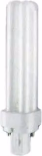 Lámpara de bajo consumo Osram Dulux D 26W con base G24d, 1800 lúmenes y luz blanca fría 4000K