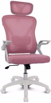Silla Gaming Drift Gaming Drair35 Reclinable con Reposacabezas y Reposabrazos Abatibles en Rosa y Blanco