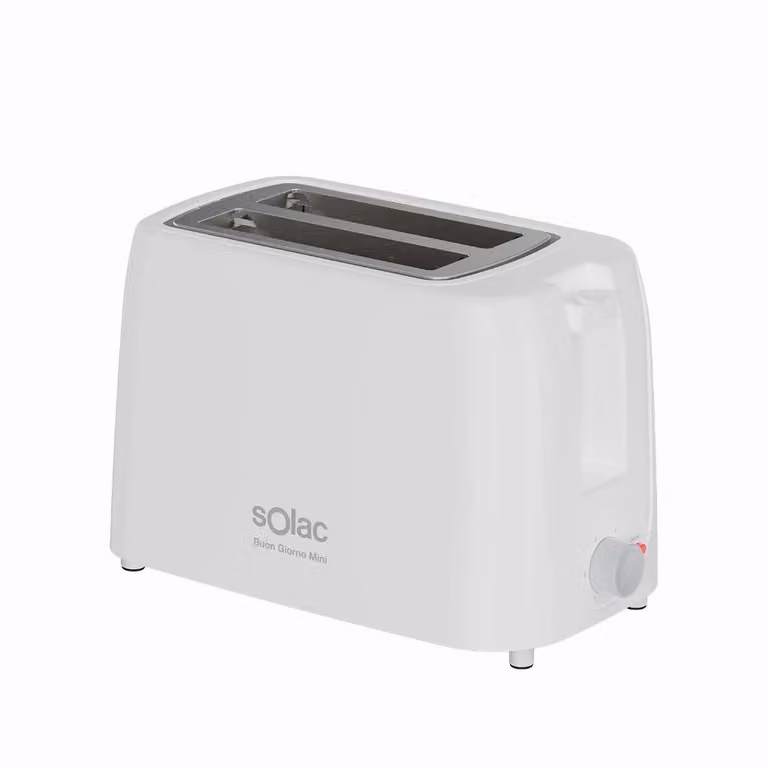 Tostadora Solac Buon Giorno Mini 6 de 2 rebanadas, 750 W, Blanco