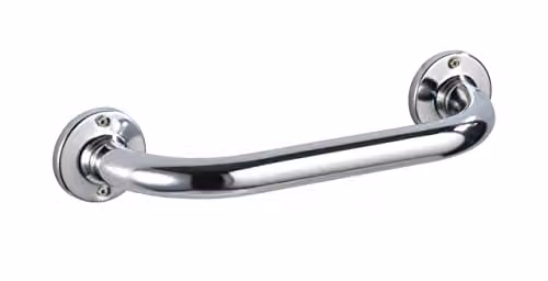 Barra de seguridad para baño Wenko Basic de acero inoxidable color plata, An/P/Al: 31 x 6 x 9,5 cm