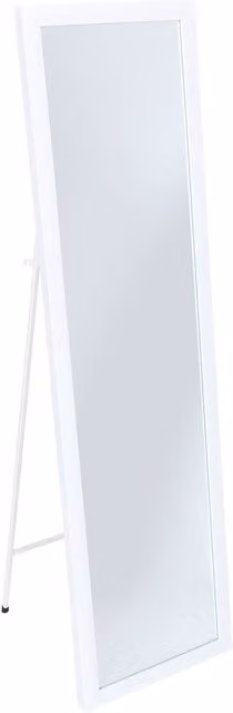 Espejo sobre soporte First de Atmosphera en color blanco, diseño moderno y rectangular, An/P/Al: 35 x 125 cm