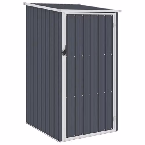 Refugio de jardín Helloshop26 en acero galvanizado color antracita, An/P/Al: 87 x 98 x 159 cm