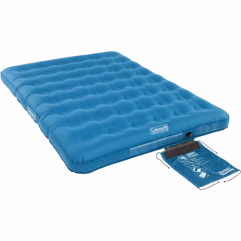Colchón hinchable extra duradero Coleman doble azul An/P/Al: 200 x 140 x 22 cm