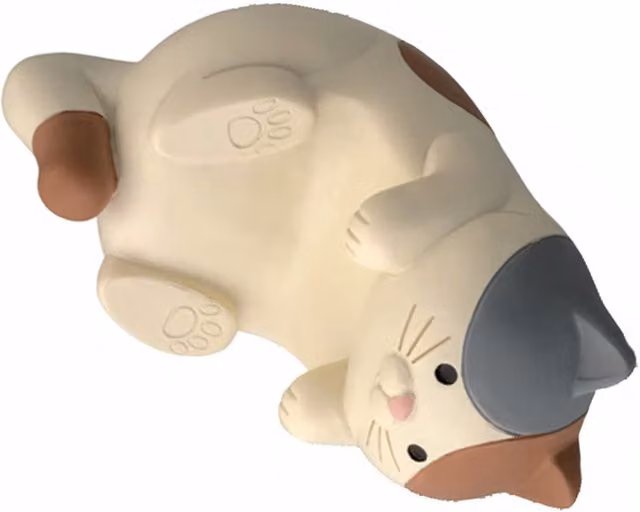 Soporte Universal Multifuncional de Gato Infinite Tricolor para Teléfono Móvil, Tableta, Gafas y Bolígrafo con Base de Resina de Alta Calidad