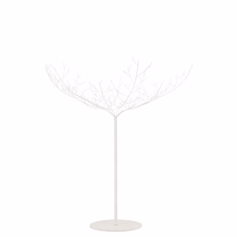 Árbol de Navidad moderno de metal blanco J-line An/P/Al: 255 x 255 x 250 cm
