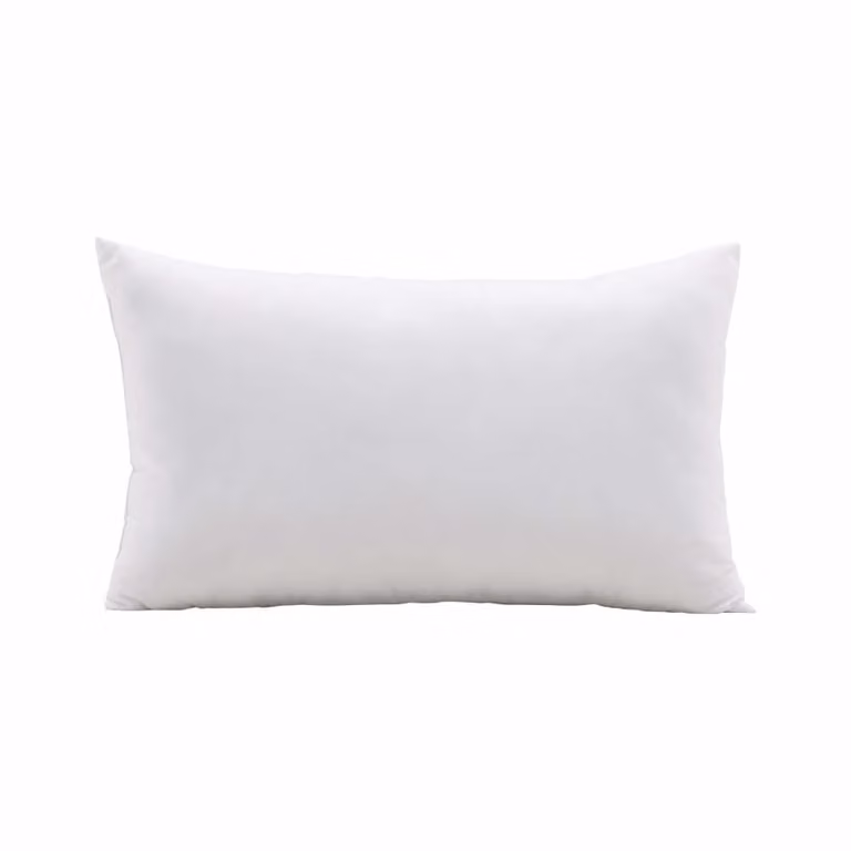 Relleno de cojín rectangular de microfibra y poliéster Mobili Rebecca en color blanco, An/P/Al: 50 x 30 x 10 cm