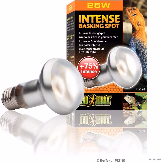 Foco de calor Exo Terra Intense Basking Spot con reflector de cristal transparente