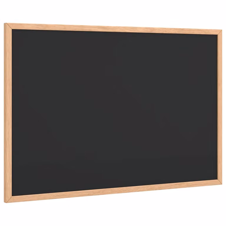 Pizarra negra con marco de madera maciza de pino vidaXL An/P/Al: 60 x 40 x 3 cm