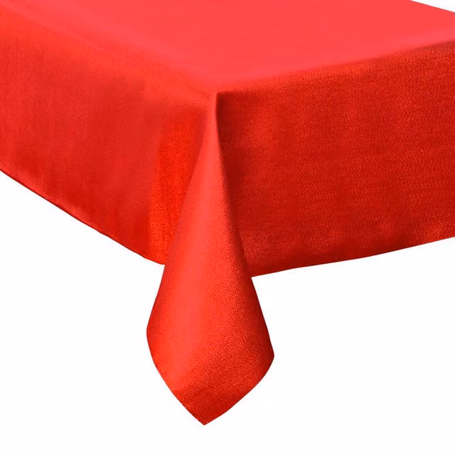 Mantel de purpurina rojo Atmosphera An/P: 140 x 360 cm