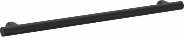 Asidero recto de metal Cooke & Lewis en negro mate, An/P/Al: 60 cm