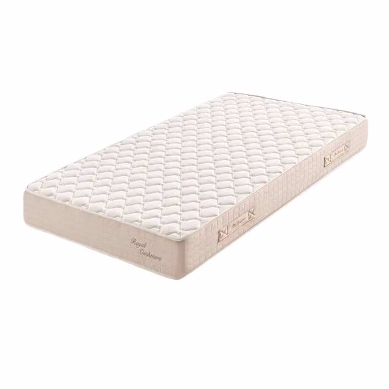 Colchón viscoelástico Royal Cashmere Moonia de color beige, An/P/Al: 90 x 200 x 30 cm