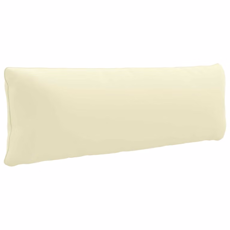 Cojín de respaldo rectangular PUTTEN de vidaXL en color beige, 100% poliéster