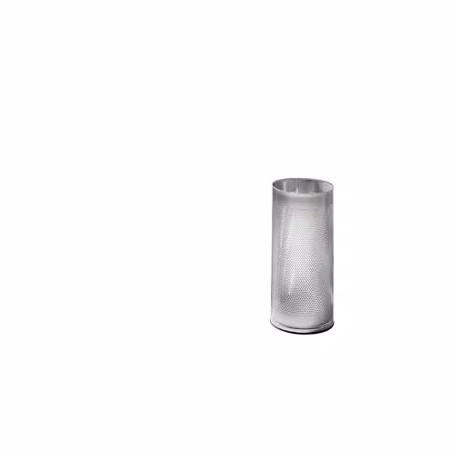 Paragüero VAR de acero inoxidable cepillado en color plata, Altura: 61 cm