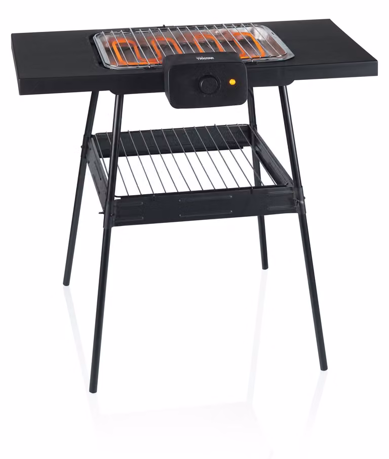 Barbacoa eléctrica de sobremesa Tristar BQ-2870 en color negro con 2000 W de potencia