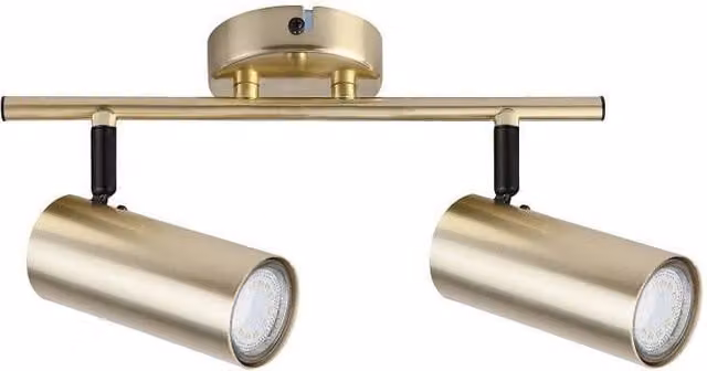 Lámpara de pared y techo orientable Colly de Candellux en color latón