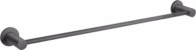 Toallero de pared Novaservis Ferro Smile en metal gris de 45 cm