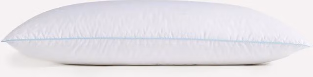 Almohada de plumón de oca blanca europea Ferdown, suave y apta para alérgicos, color blanco, An/P/Al: 135 x 40 x 40 cm