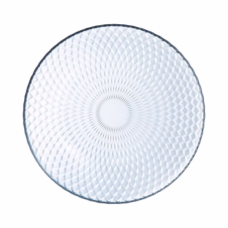 Juego de 6 platos de postre Luminarc Pampille Clear de vidrio transparente de 19 cm