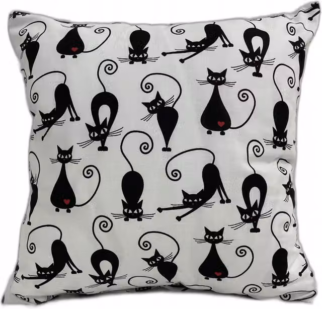 Funda de almohada infantil de algodón Doratex con diseño de animales en multicolor, An/P: 40 x 40 cm