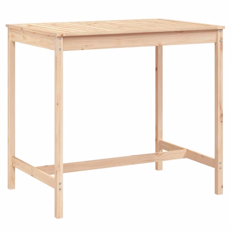 Mesa de jardín Syfax de madera maciza de pino con tapa abatible, An/P/Al: 121 x 82,5 x 110 cm