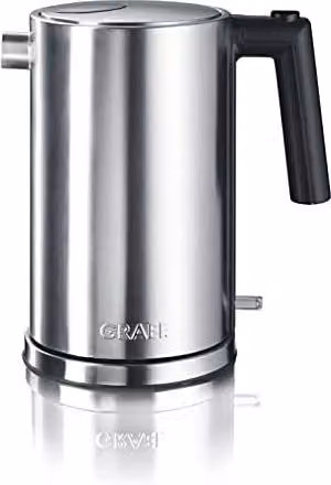 Hervidor de agua Graef Wk 600 de 2015 W en acero inoxidable color plata y gris con capacidad de 1,5 l