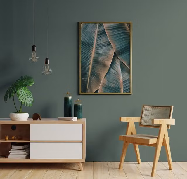 Pintura mural de alta opacidad A.S. Création color verde mate base agua 5 l