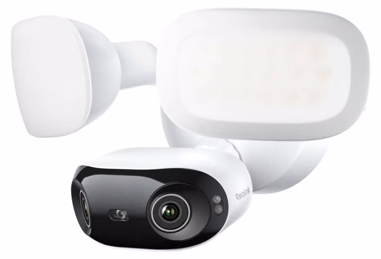 Cámara de seguridad wifi Reolink Floodlight F751W de 8MP en color blanco