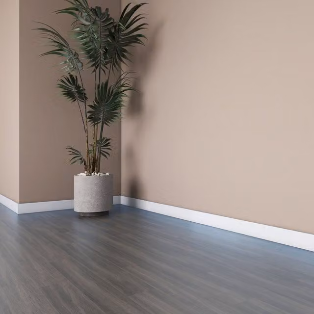 Conjunto de 21 zócalos de plástico blanco neu.haus de 195 x 8 cm