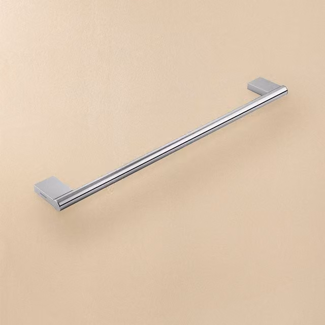 Toallero de barra Cosmic de metal color plata para pared An/P/Al: 60 x 60 x 60 cm