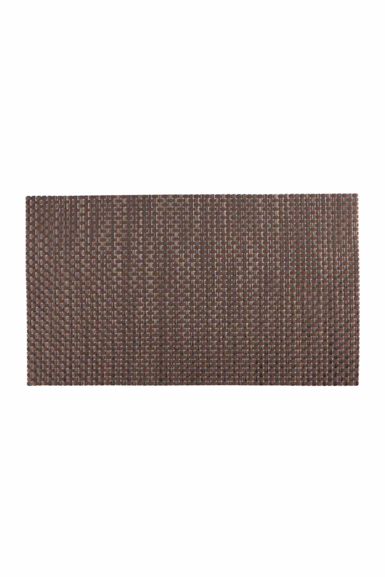 Alfombrilla individual Calma House color tierra de material reciclado An/Al: 30 x 45 cm