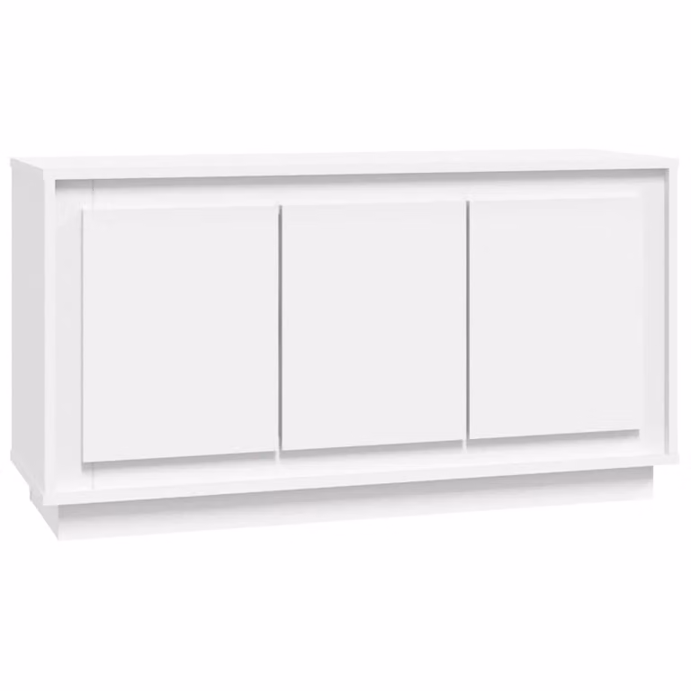 Aparador classic de madera MDF blanco vidaXL An/P/Al: 102 x 35 x 55 cm