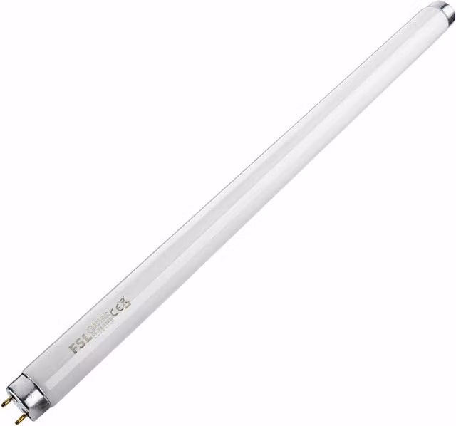 Tubo Fluorescente Insecticida GSC T8 de 15W, color blanco, Longitud: 45 cm