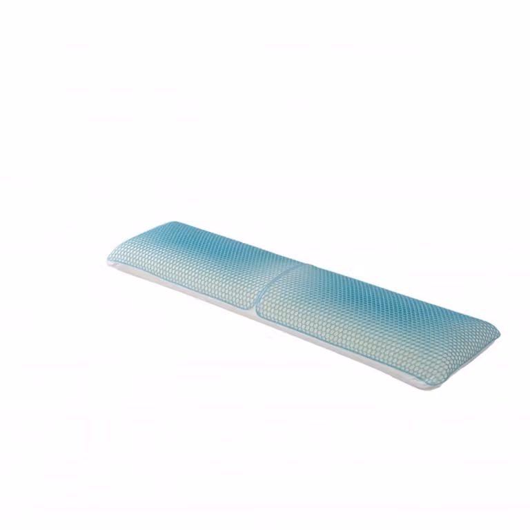 Almohadón viscoelástico Reca Bedding blanco de firmeza alta, An/P/Al: 135 x 40 cm