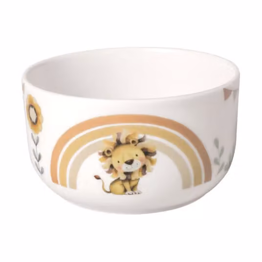 Bol de porcelana infantil Villeroy & Boch Boho Kids Roar Like a Lion multicolor Diámetro: 12,5 cm