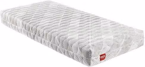 Colchón Pikolin Pole de látex con tejido antibacterial para camas articuladas, color blanco, An/P: 80 x 190 cm
