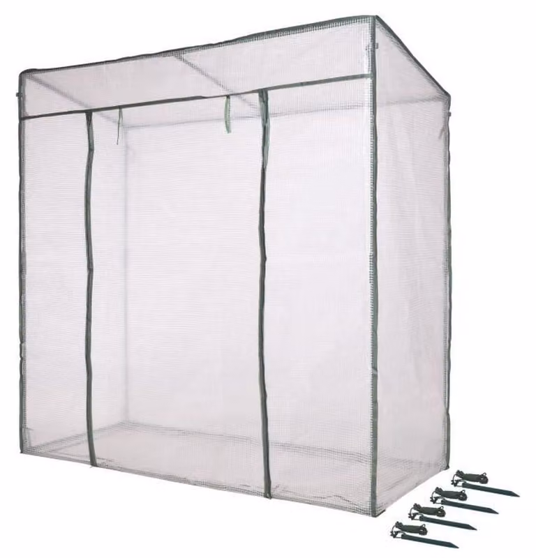 Invernadero de jardín Outside Living con estructura de acero galvanizado y cubierta transparente, An/P/Al: 200 x 198 x 78 cm