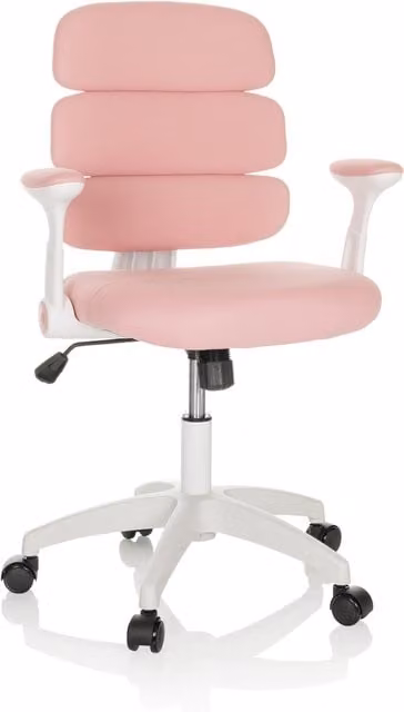 Silla giratoria para niños Kid Ergolino de hjh office en color rosa