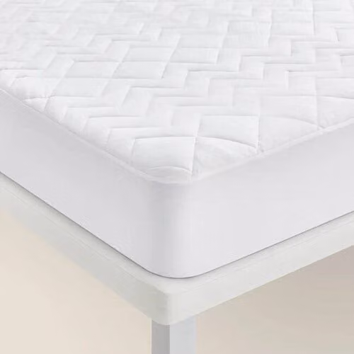 Protector de colchón Pikolin blanco transpirable y refrigerante de lyocell An/P/Al: 90 x 196 x 32 cm