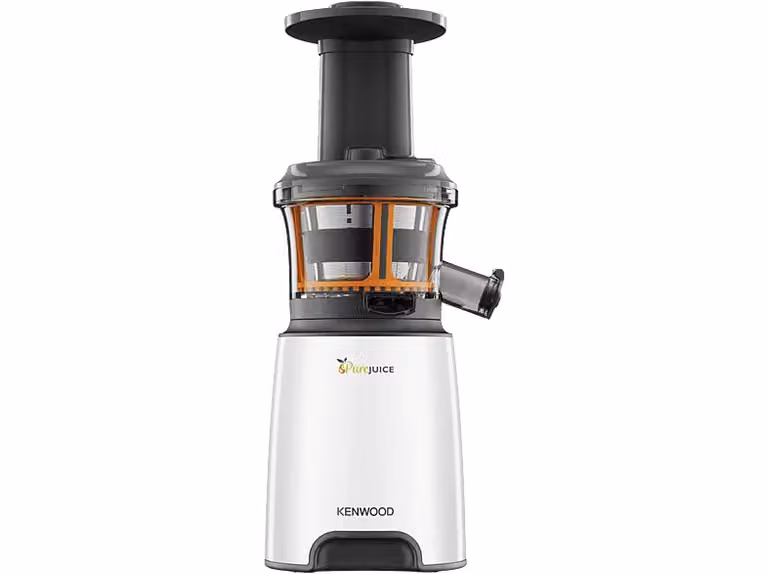 Extractor de zumos lento Kenwood PureJuice JMP600WH, 150 W, capacidad 1 l, color blanco
