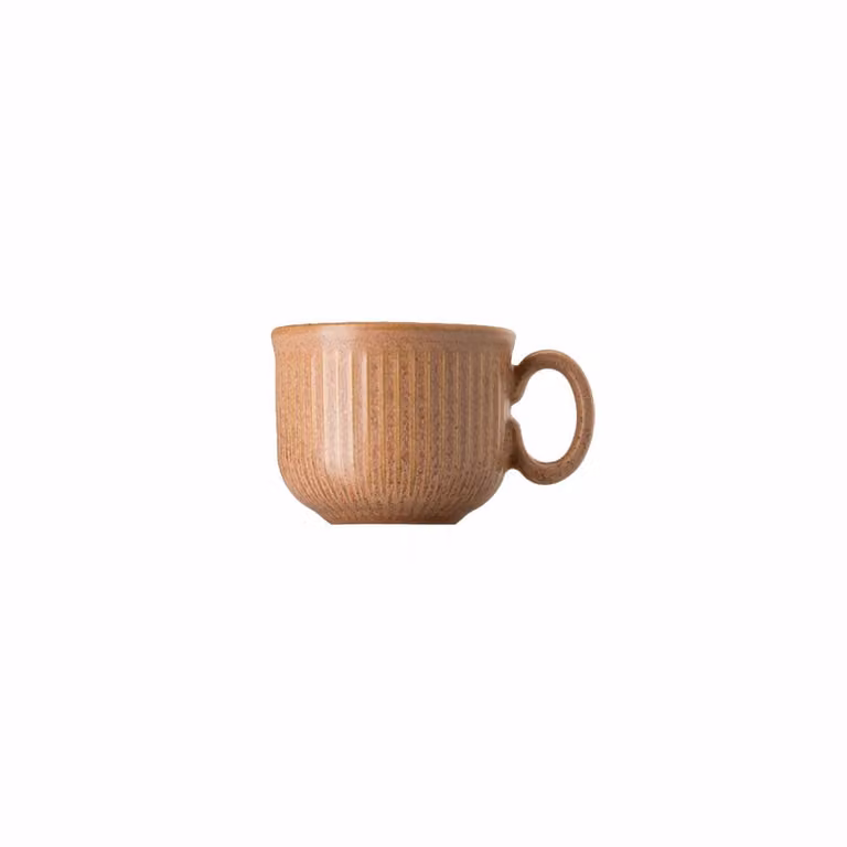 Taza de espresso Thomas de cerámica color marrón apta para lavavajillas y microondas