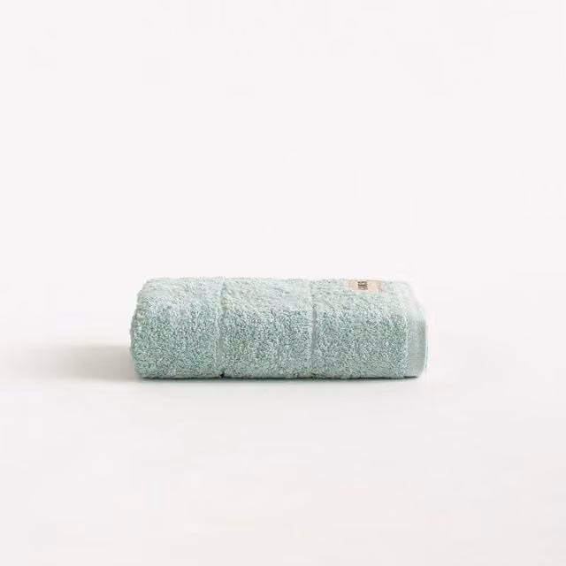 Toalla de baño de rizo GAMUSI en algodón 100%, color azul turquesa, 100 x 150 cm