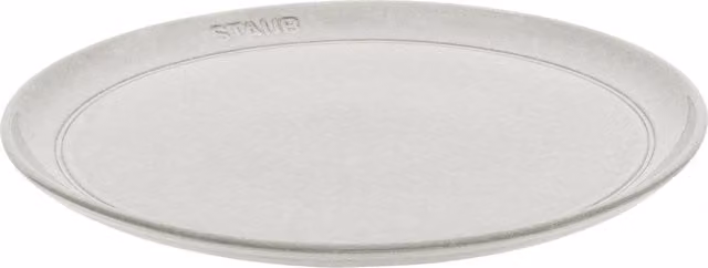 Plato plano Staub Dining Line de cerámica en color blanco para adultos, diámetro: 26 cm